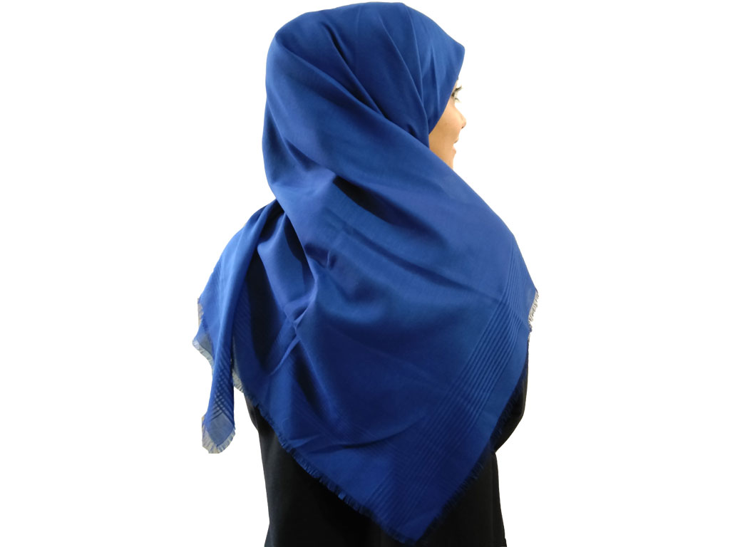 روسری نخی آبی کاربنی ۹۲۸ | فروشگاه اینترنتی کاشانه خرید روسری نخی آبی کاربنی 928